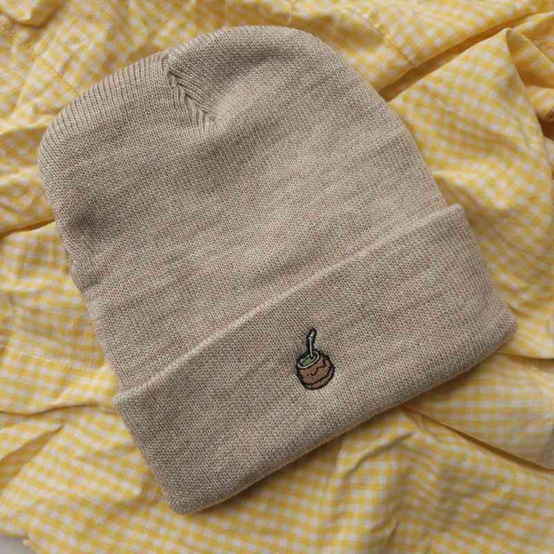 Gorro Beanie -Matecito natural- miniatura 1