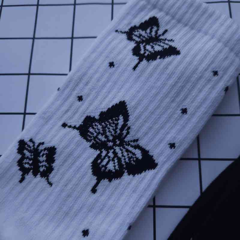 Media Caña - Mariposita Blanca miniatura 1