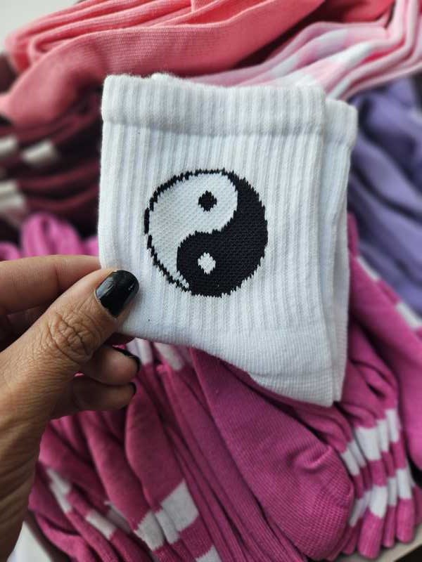 Tenis Diseño Blanca - Yin Yang Blanca miniatura 2