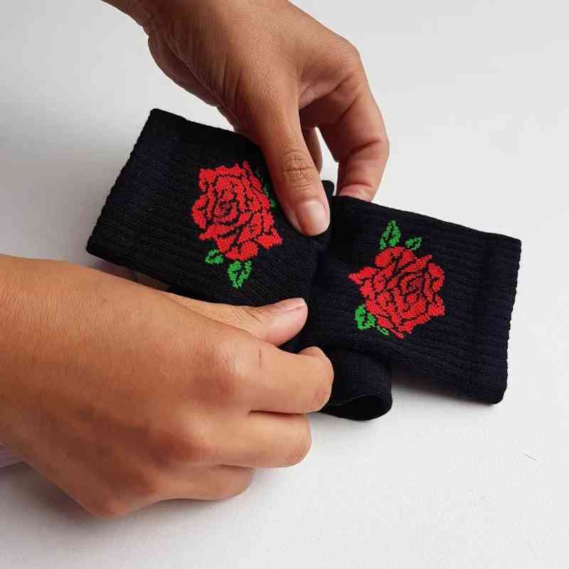 Tenis Diseño Negra - Rosa Negra miniatura 1