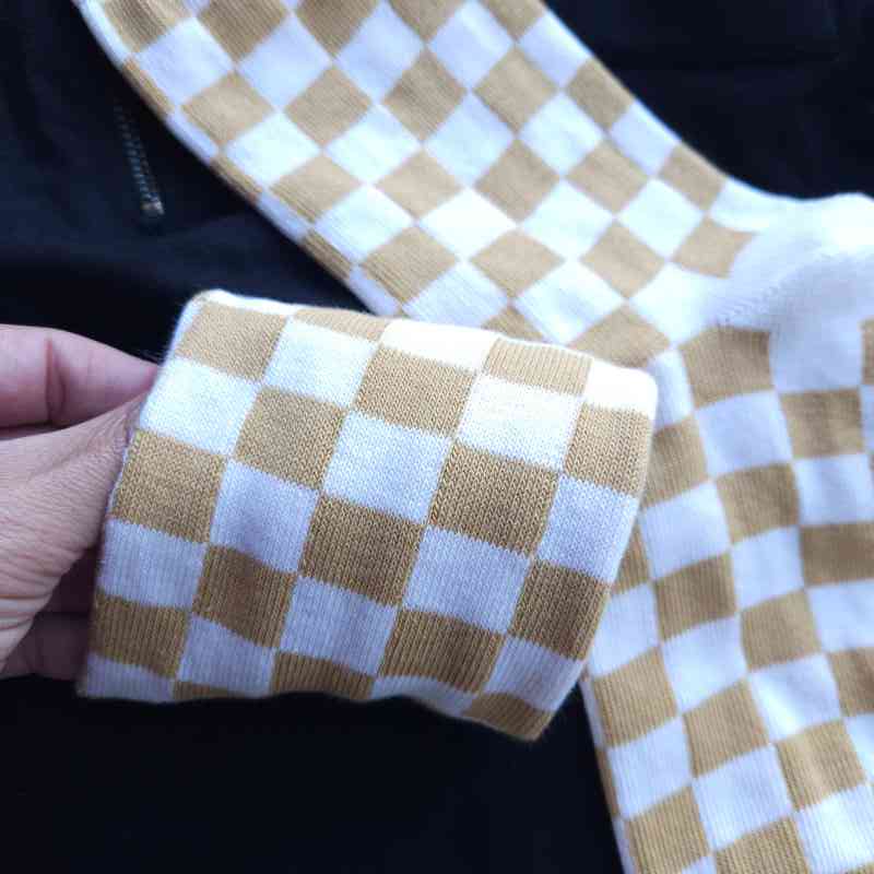 Media caña- Damero tostado