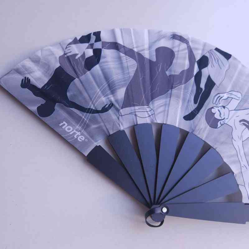 Abanico XL Baile Neón